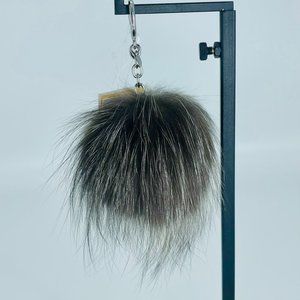 Micheal Kors Large Bag Fur Charm Pom Pom